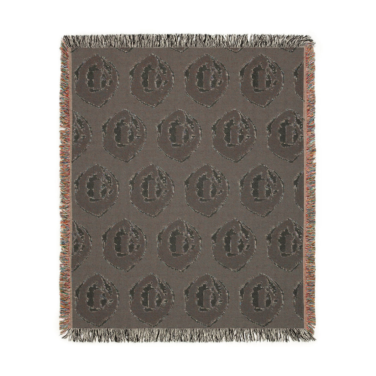 Vampire Fangs Woven Blanket Printify