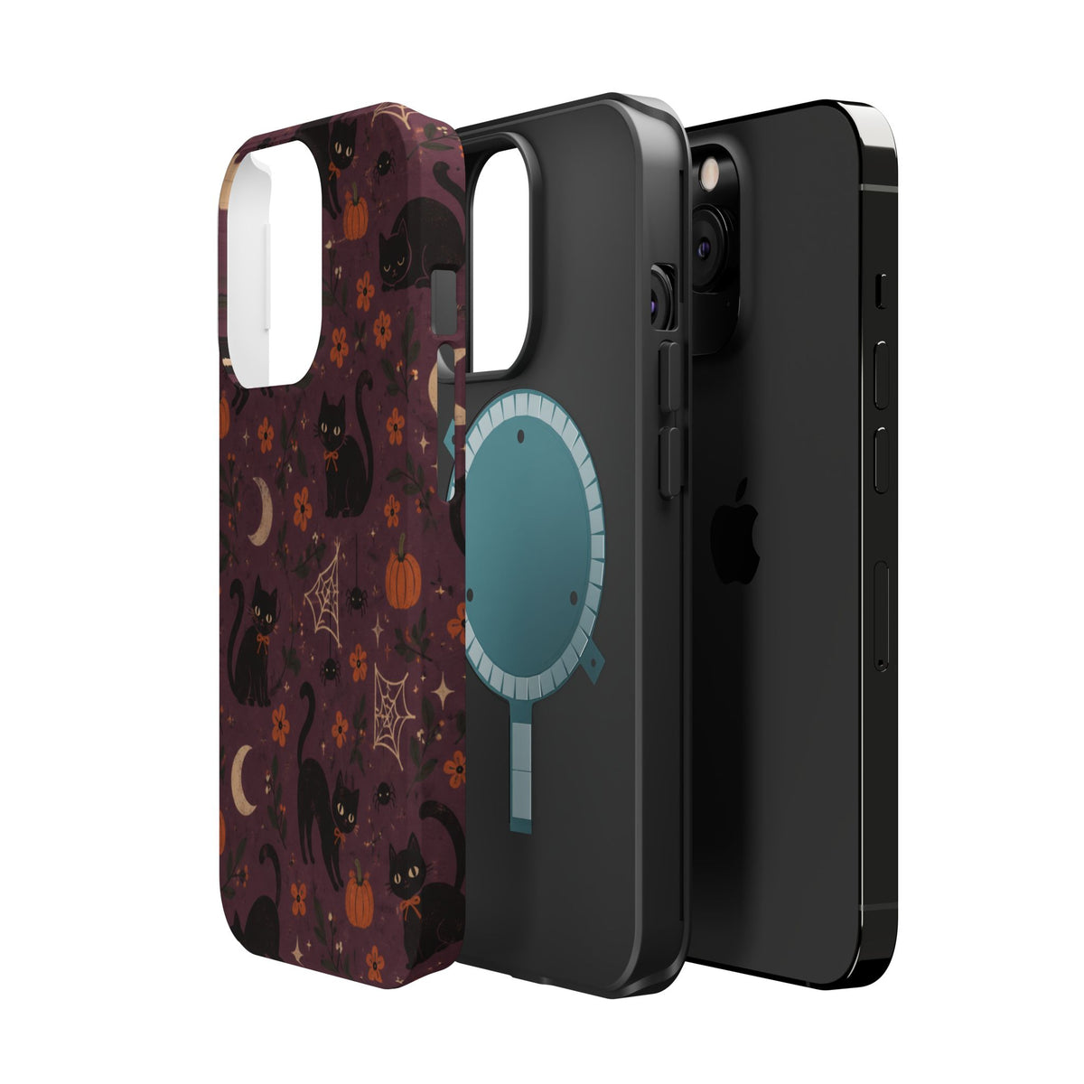 Halloween Black Cat MagSafe Phone Case, alternate view