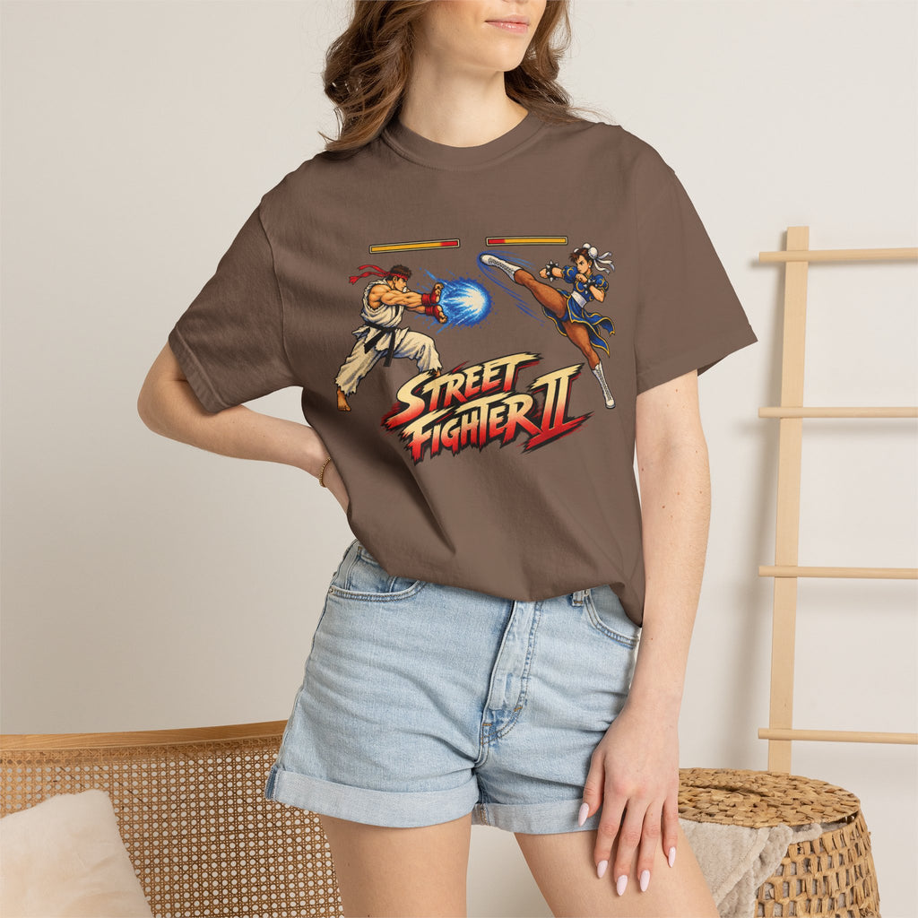 Street Fighter II Ryu vs Chun-Li Graphic Tee