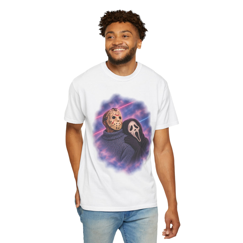 Jason Vorhees & Ghostface 80's Portrait Tee
