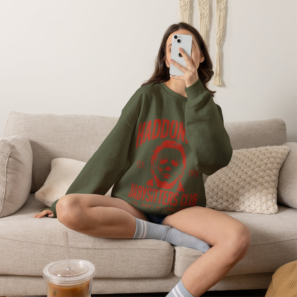 Haddonfield Babysitters Club CrewneckSweatshirt