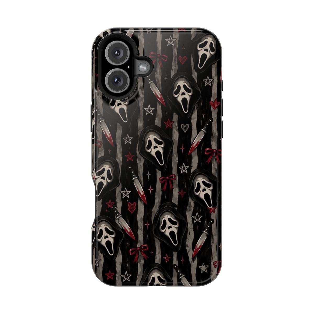 Ghostface Pattern iPhone Case, alternate view