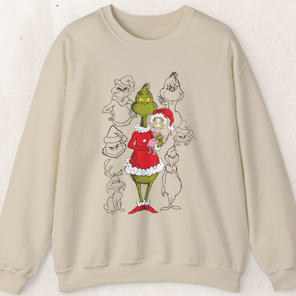 The Grinch Christmas Sweatshirt, Funny Grinch Crewneck