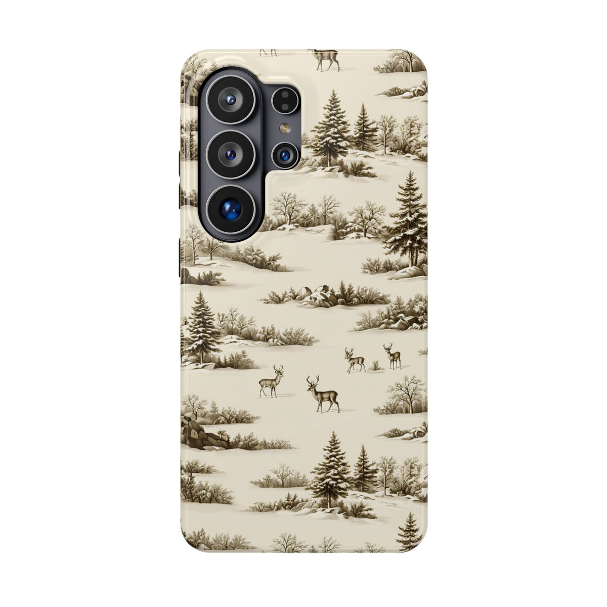 Deer & Pine Woodland Magnetic Phone Case, alternate view