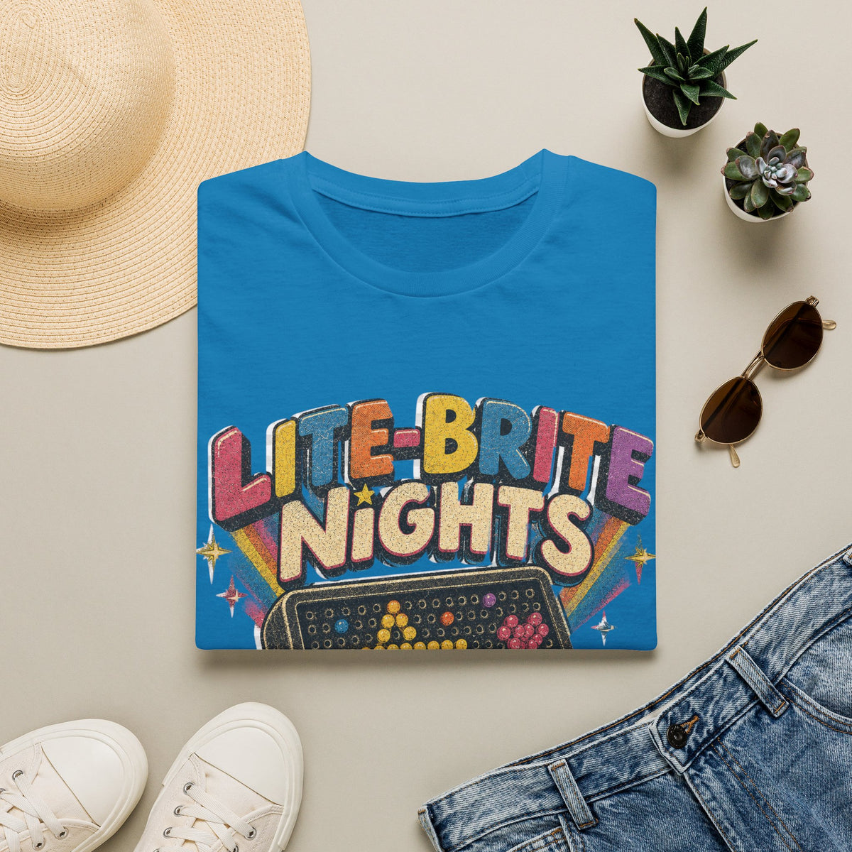Lite-Brite Graphic Tee