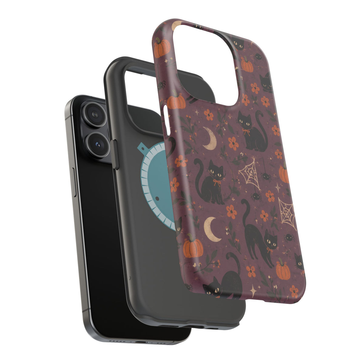 Halloween Black Cat MagSafe Phone Case, alternate view