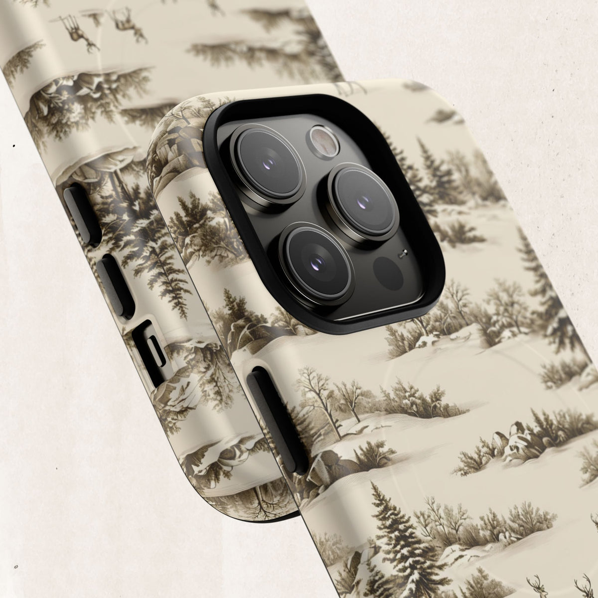 Deer & Pine Woodland Tough Magnetic Phone Case