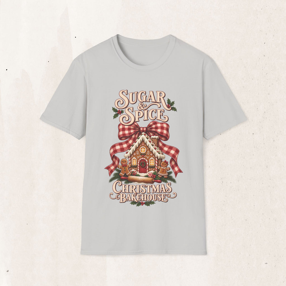 Sugar & Spice Gingerbread Christmas Tee
