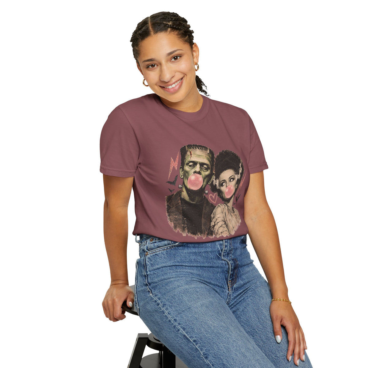 Frankenstein & Bride Bubblegum Vintage Tee
