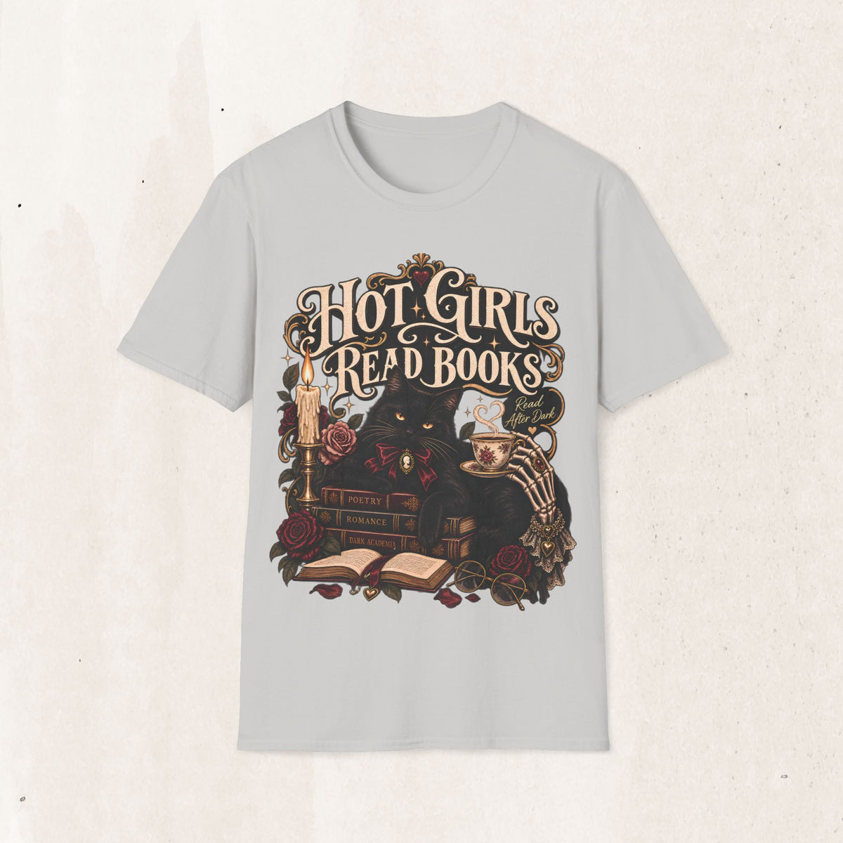 Hot Girls Read Books Graphic Tee