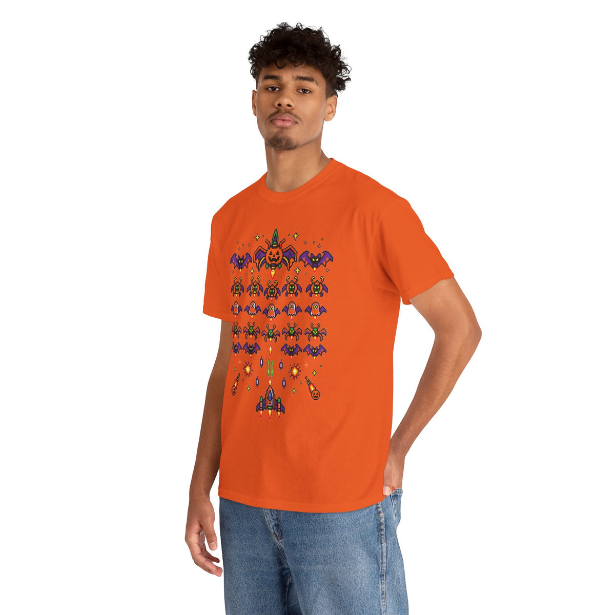 Halloween Galaga Graphic Tee