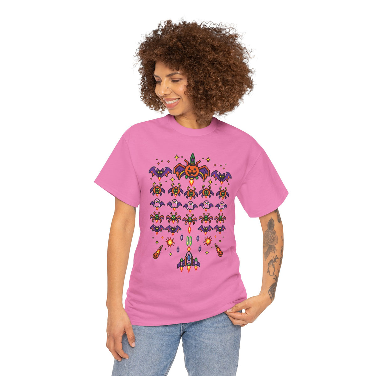 Halloween Galaga Graphic Tee