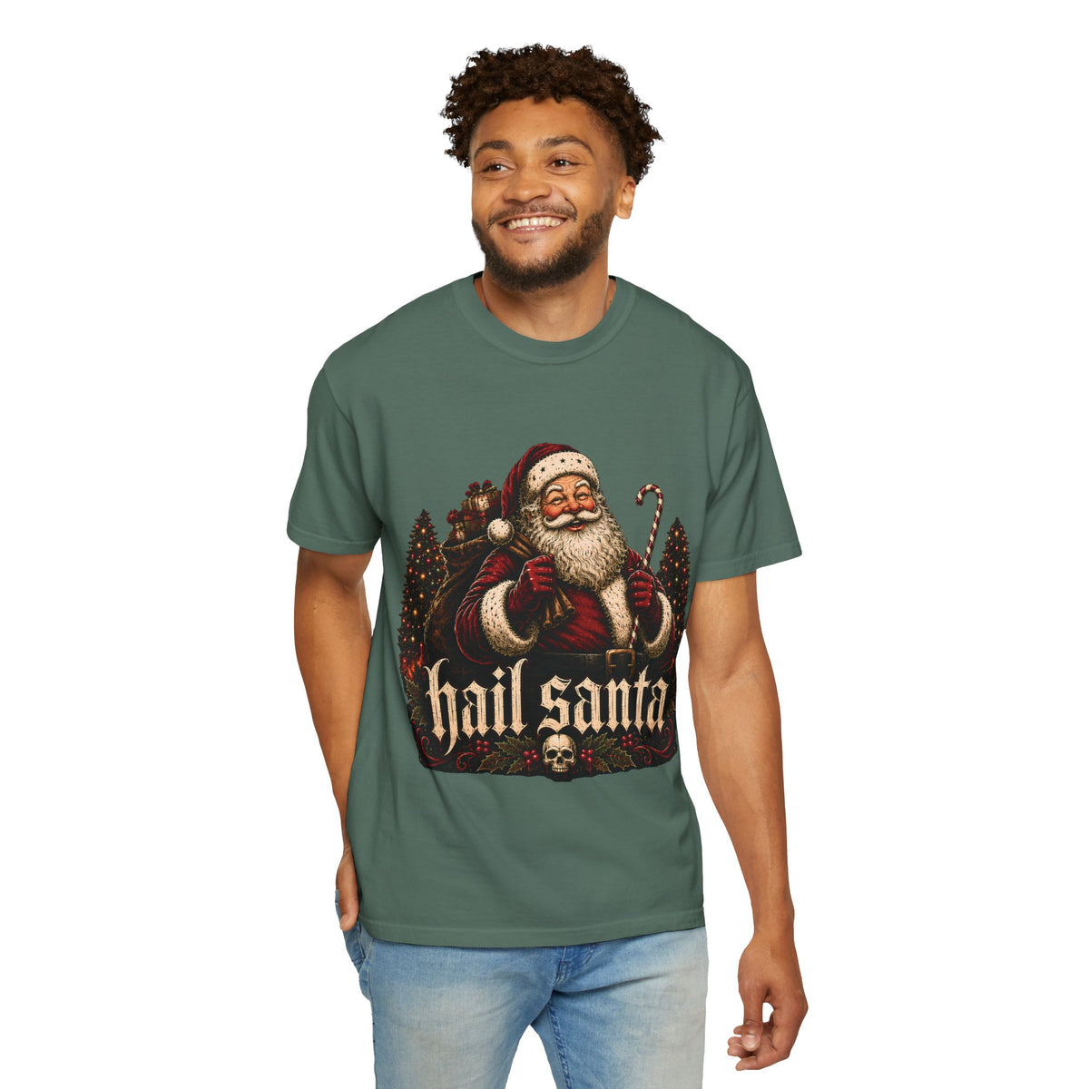 Hail Santa Vintage Graphic Tee