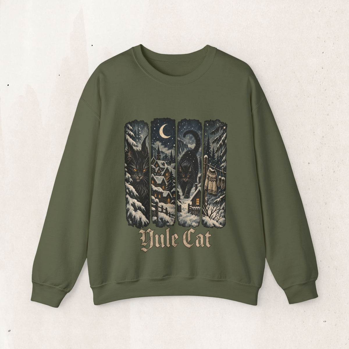 Yule Cat Christmas sweatshirt