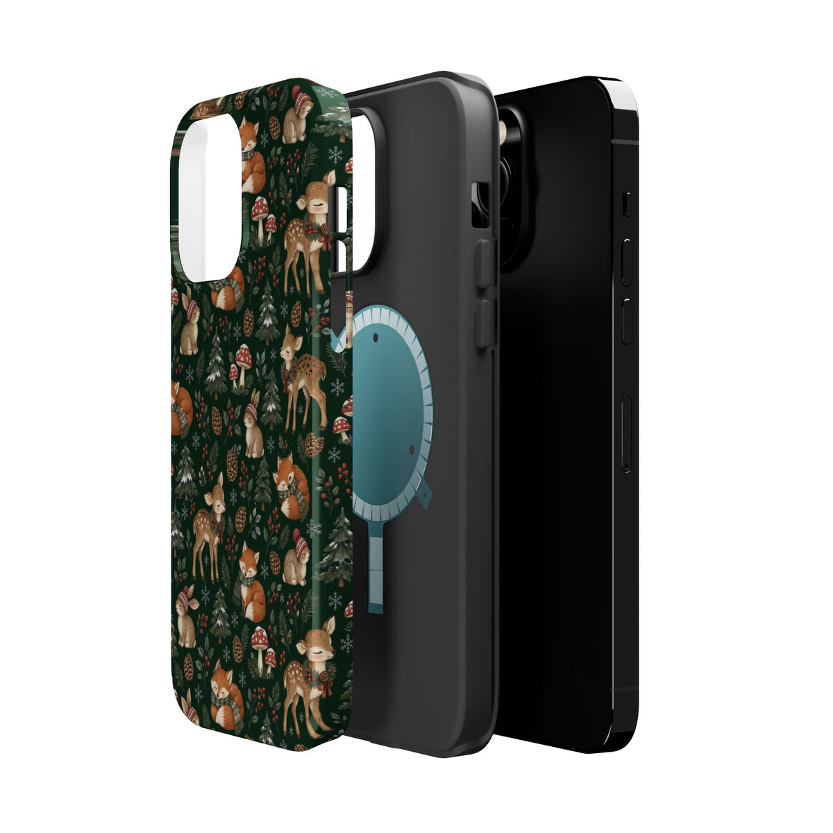 Woodland Fox & Deer MagSafe Phone Case, alternate view