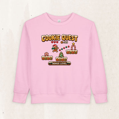 Christmas Cookie Quest Toddler Sweatshirt