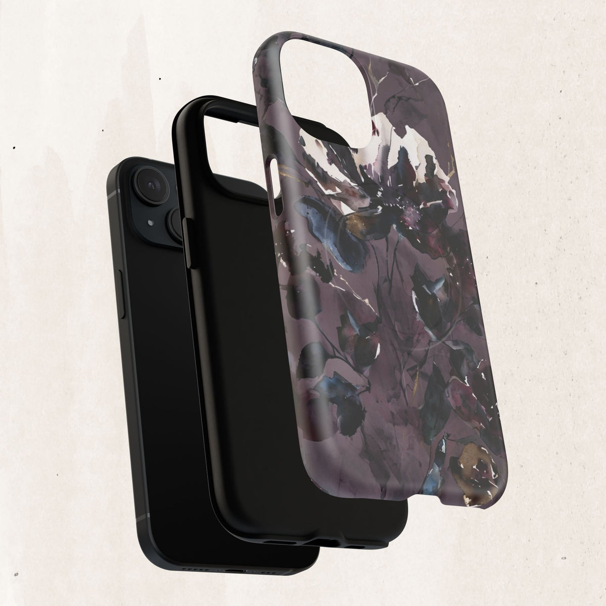 Floral Noir Magnetic Phone Case