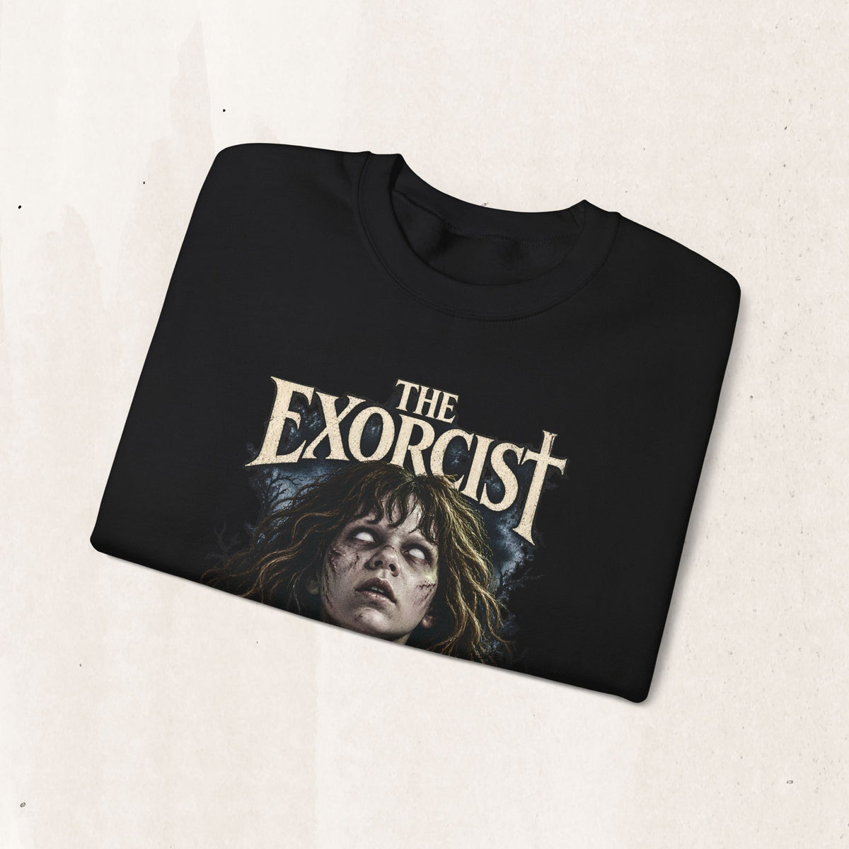 The Exorcist Sweatshirt in Black, alternate view