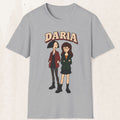 Daria Graphic Tee – Retro 90s Cartoon Shirt – Sport Grey