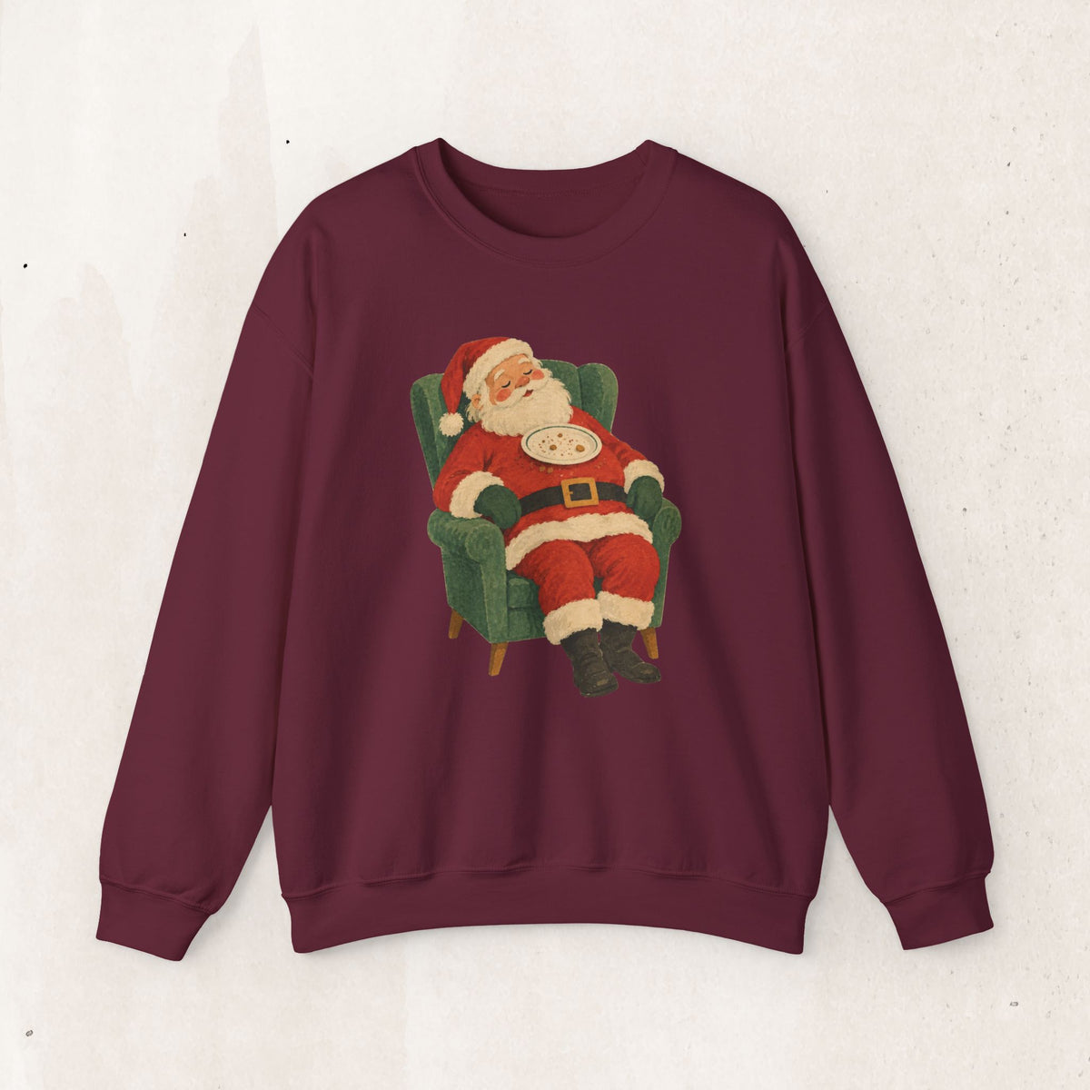 Vintage Santa Claus in Armchair sweatshirt