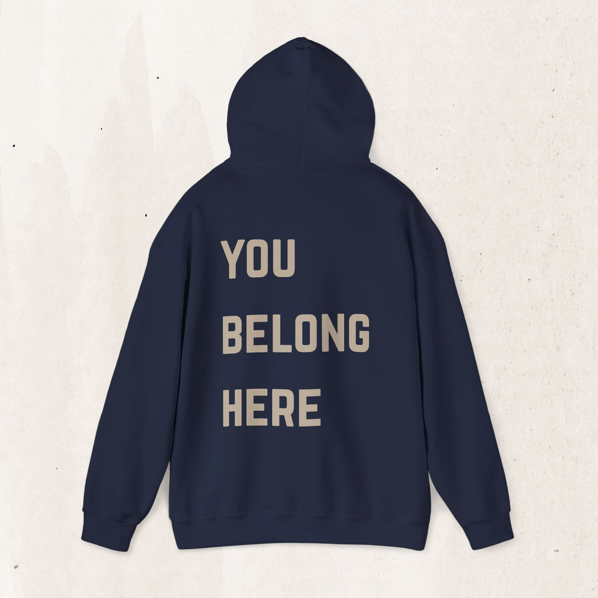 You Belong Here Hoodie | Suicide Awareness Back Print Pullover