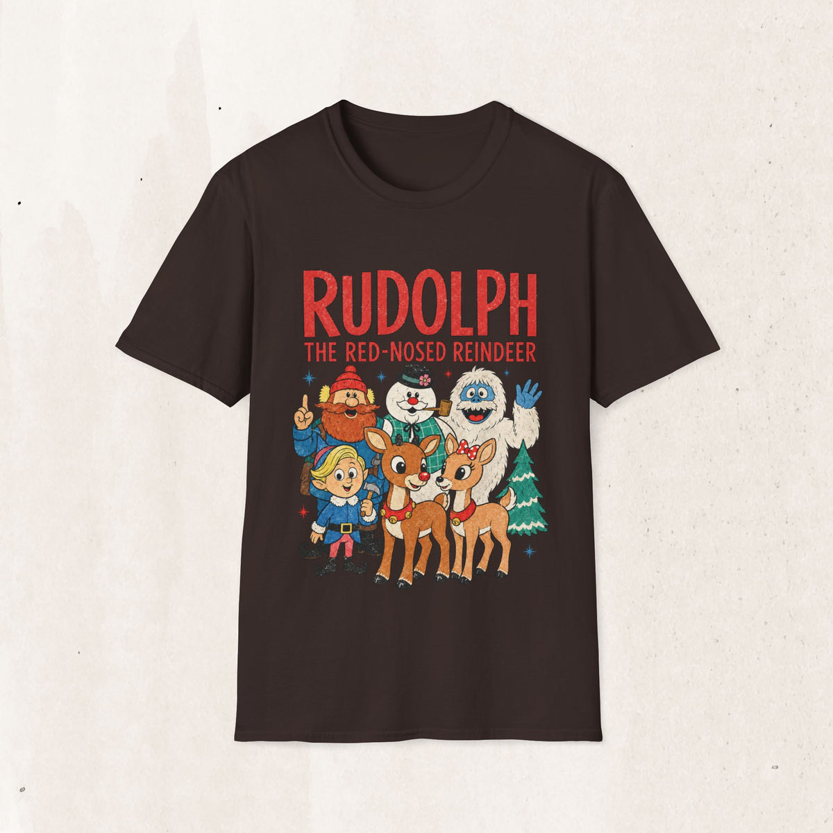 Rudolph The Red-Nosed Reindeer Christmas Tee