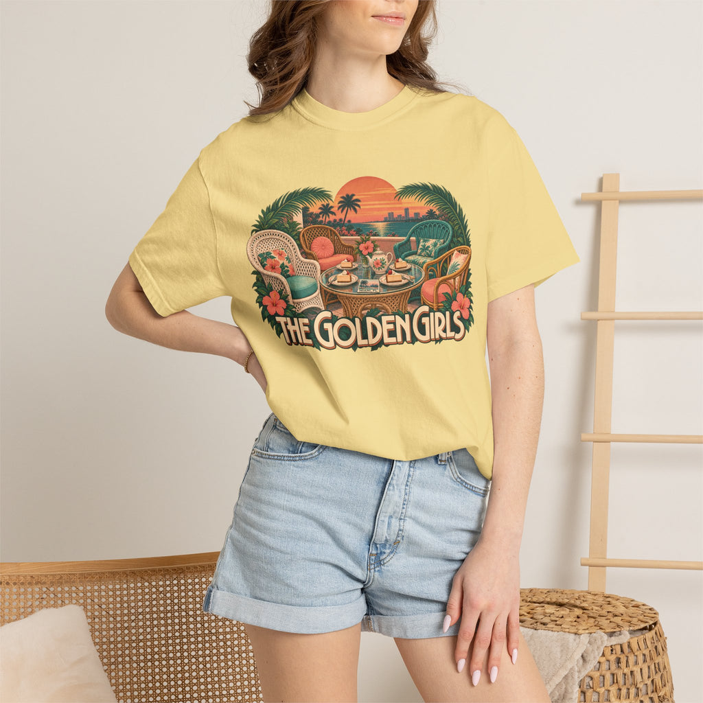 Golden Girls Retro Sunset Tee