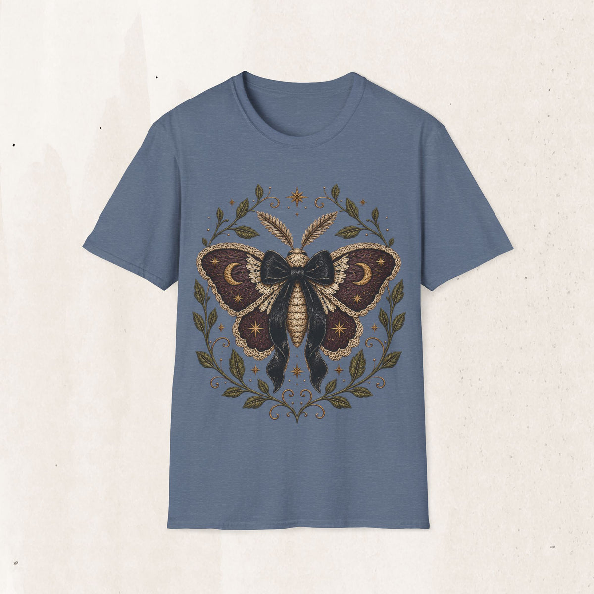 Golden Moon & Botanical Moth Tee