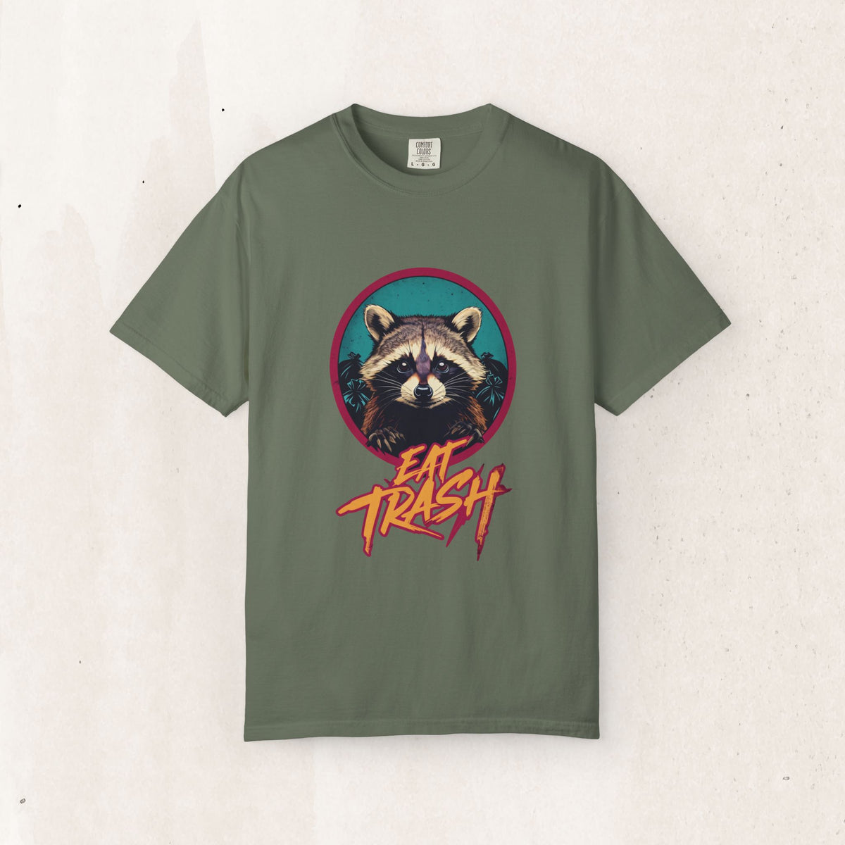 Raccoon 'Eat Trash' Graphic Tee