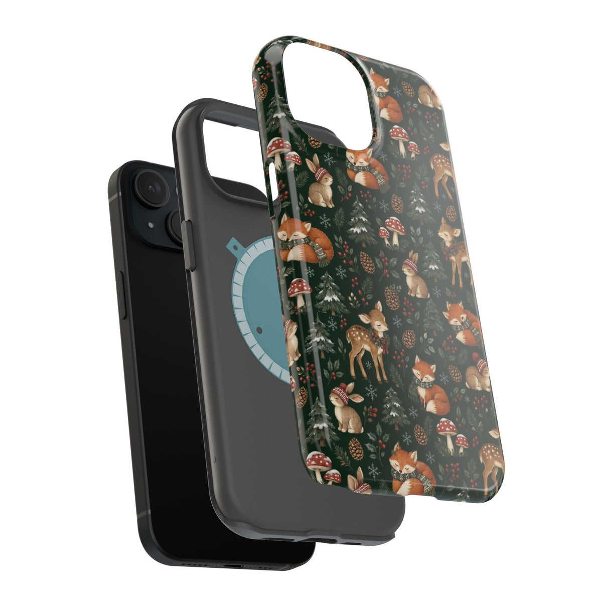 Woodland Fox & Deer MagSafe Phone Case, alternate view