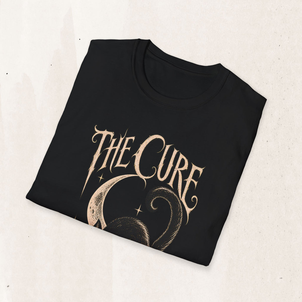 The Cure Graphic Tee in Black, alternate view
