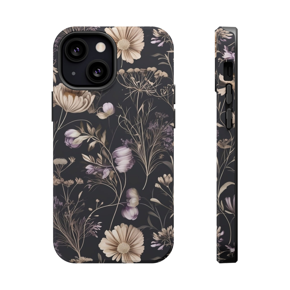 Dark Floral Magnetic Phone Case, alternate view