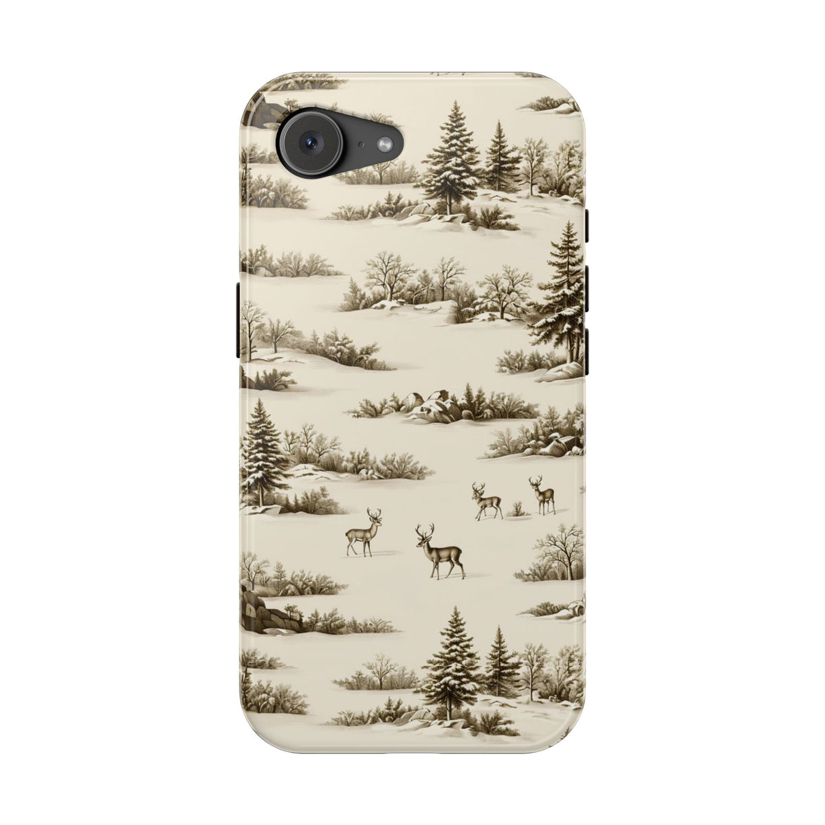 Deer & Pine Woodland Magnetic Phone Case, alternate view