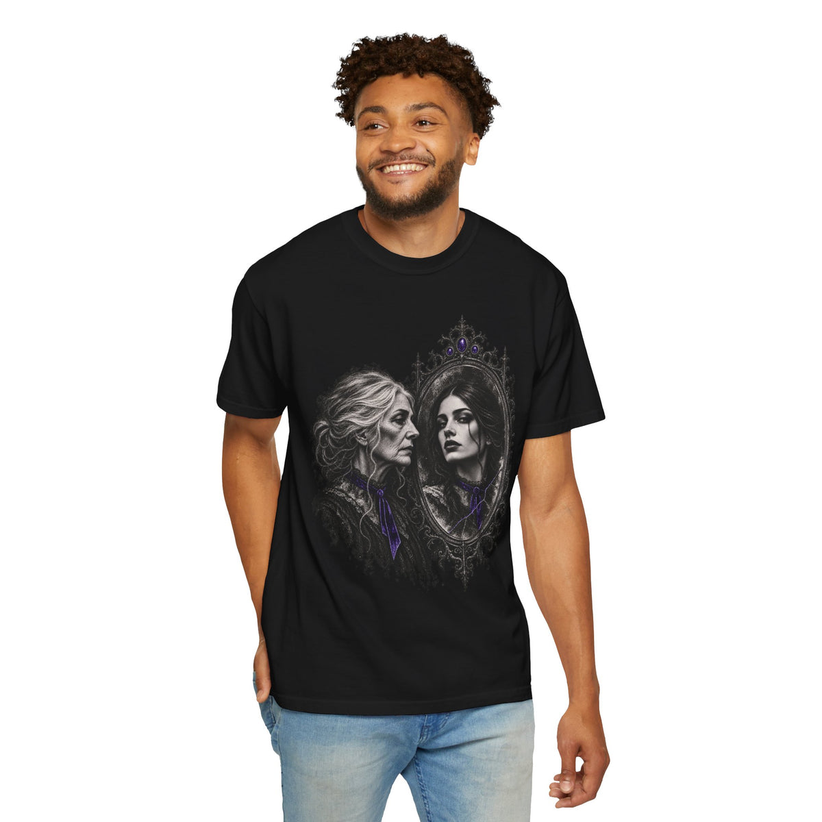Gothic Mirror Portrait Tee