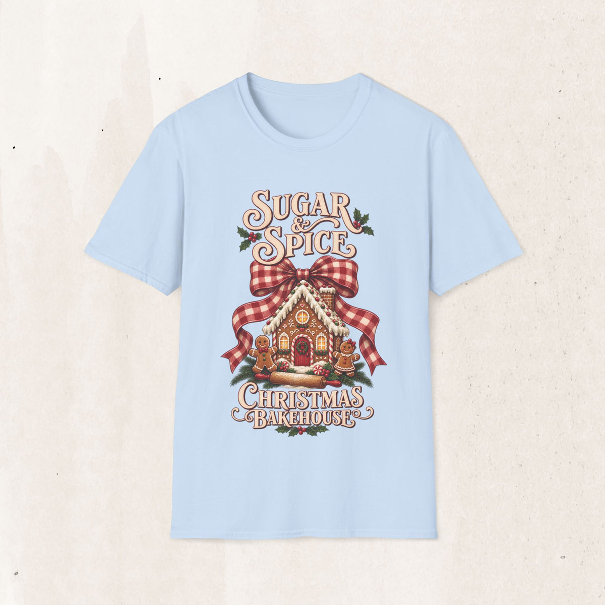 Sugar & Spice Gingerbread Christmas Tee