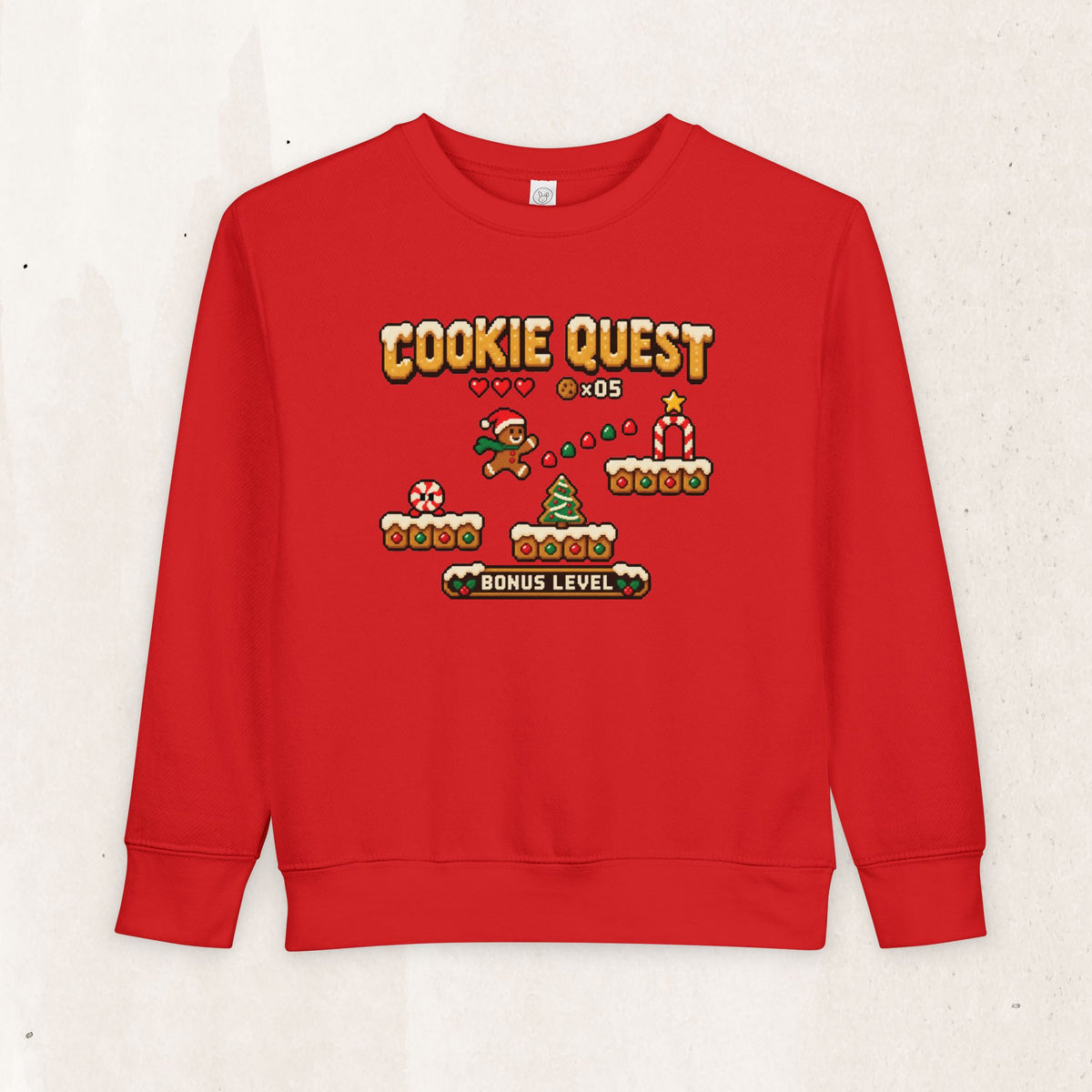 Christmas Cookie Quest Toddler Sweatshirt