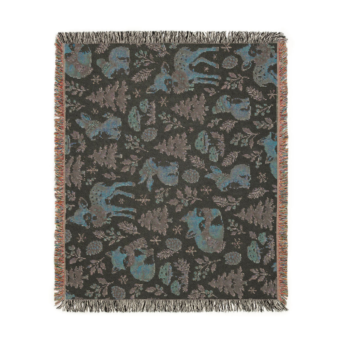 Woodland Winter Woven Blanket