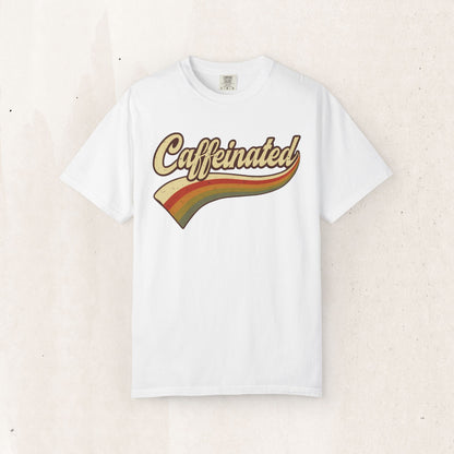 Caffeinated Retro Stripe Tee