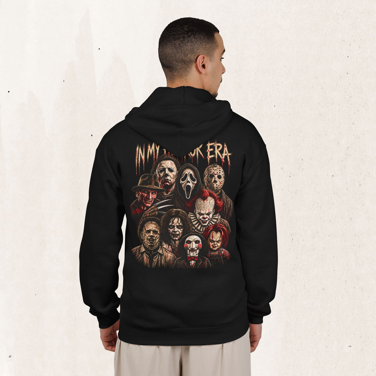 Horror Icons Zip-Up Hoodie - Wicked Thread Society