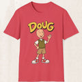 Doug Graphic Tee – Retro 90s Cartoon Shirt – Heather Red