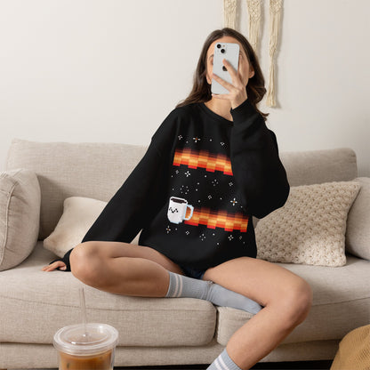 Pixel Coffee Meteor Crewneck Sweatshirt