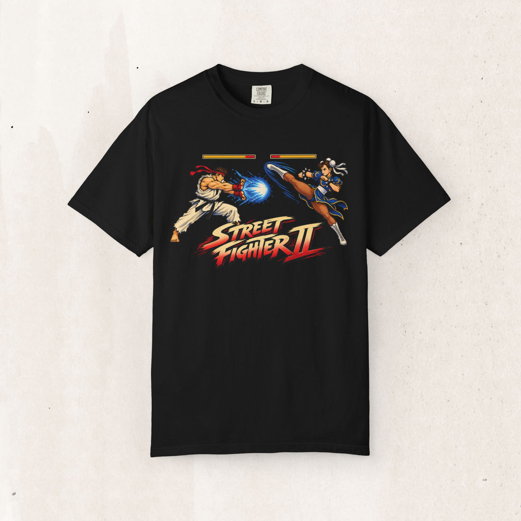 Street Fighter II Ryu vs Chun-Li Graphic Tee