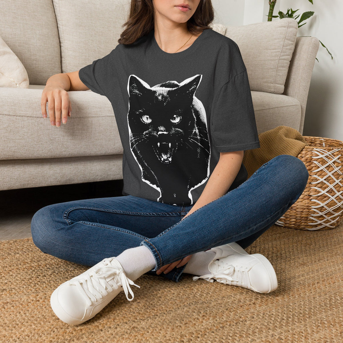 Black Cat Graphic Tee
