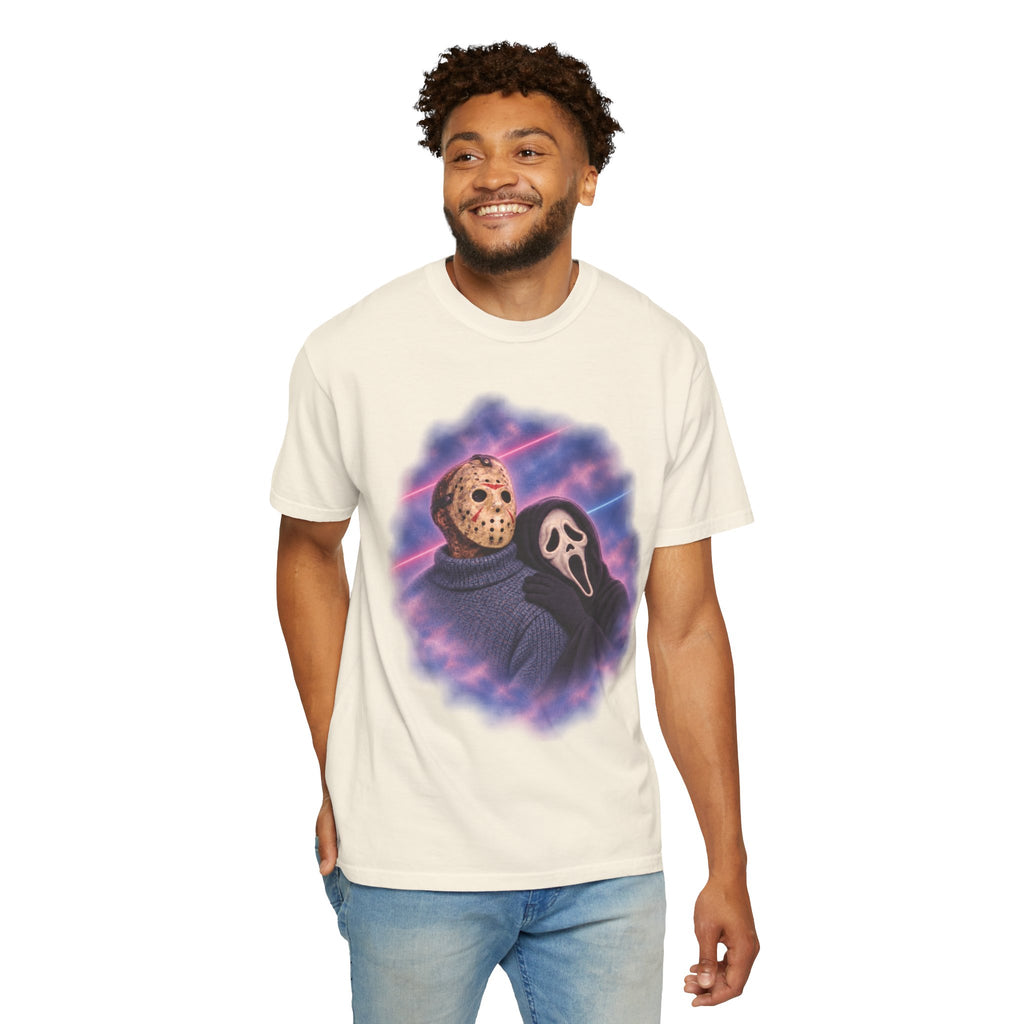 Jason Vorhees & Ghostface 80's Portrait Tee