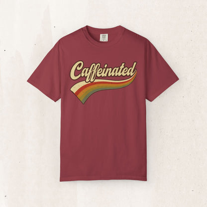 Caffeinated Retro Stripe Tee