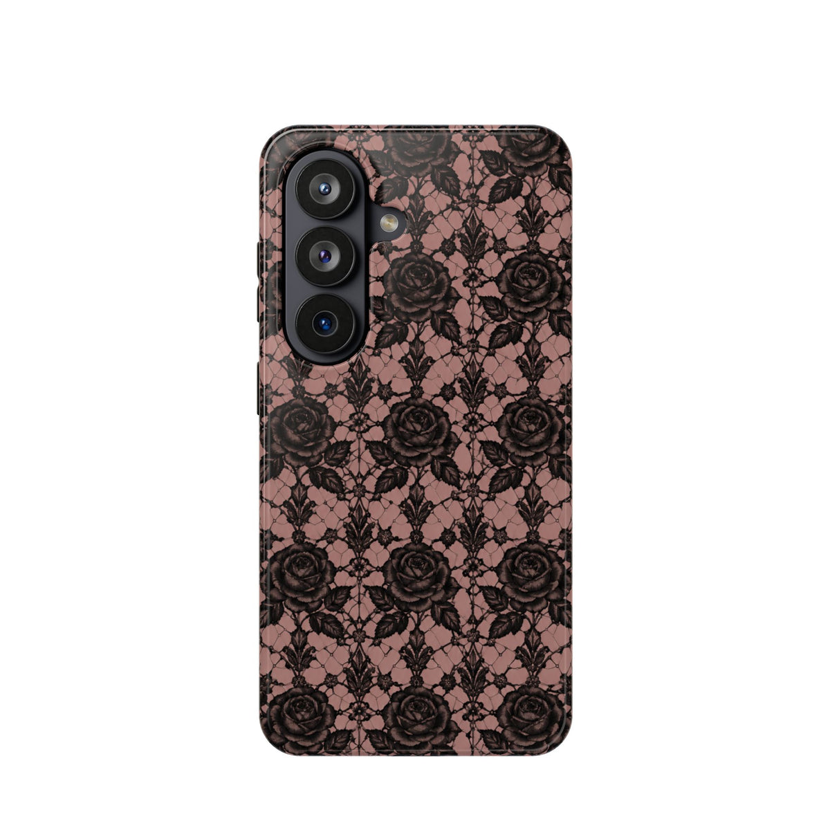 Vintage Black Rose Phone Case, alternate view