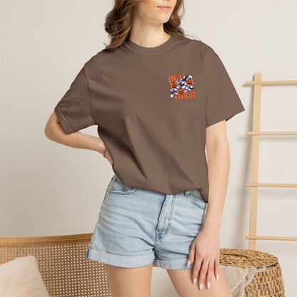 Embroidered Retro "October" Halloween Tee
