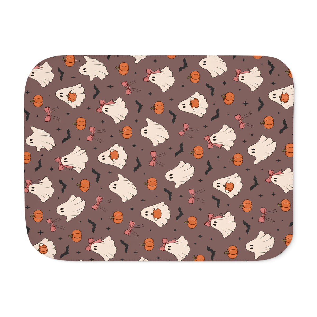 Autumn Ghosts Sherpa Blanket