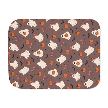 Autumn Ghosts Sherpa Blanket