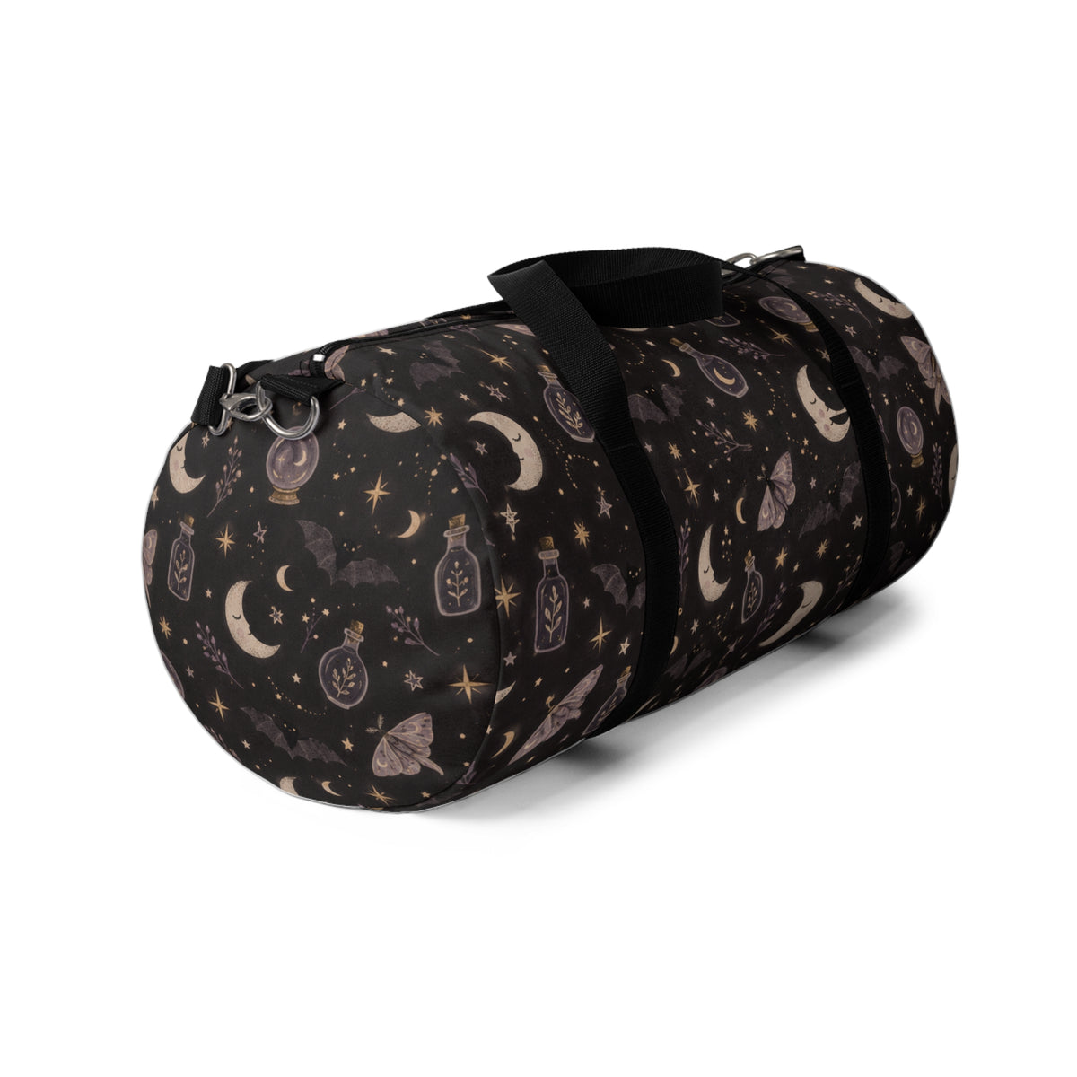 Mystic Moon & Moth Duffel Bag — Celestial Travel Bag